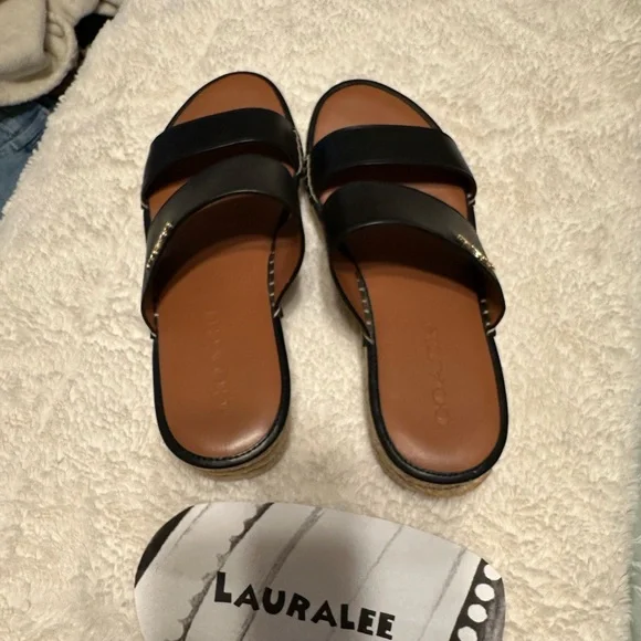 Coach Black Slide Sandals - Picture 3 of 7